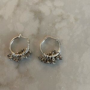 Sterling silver mimi hoops